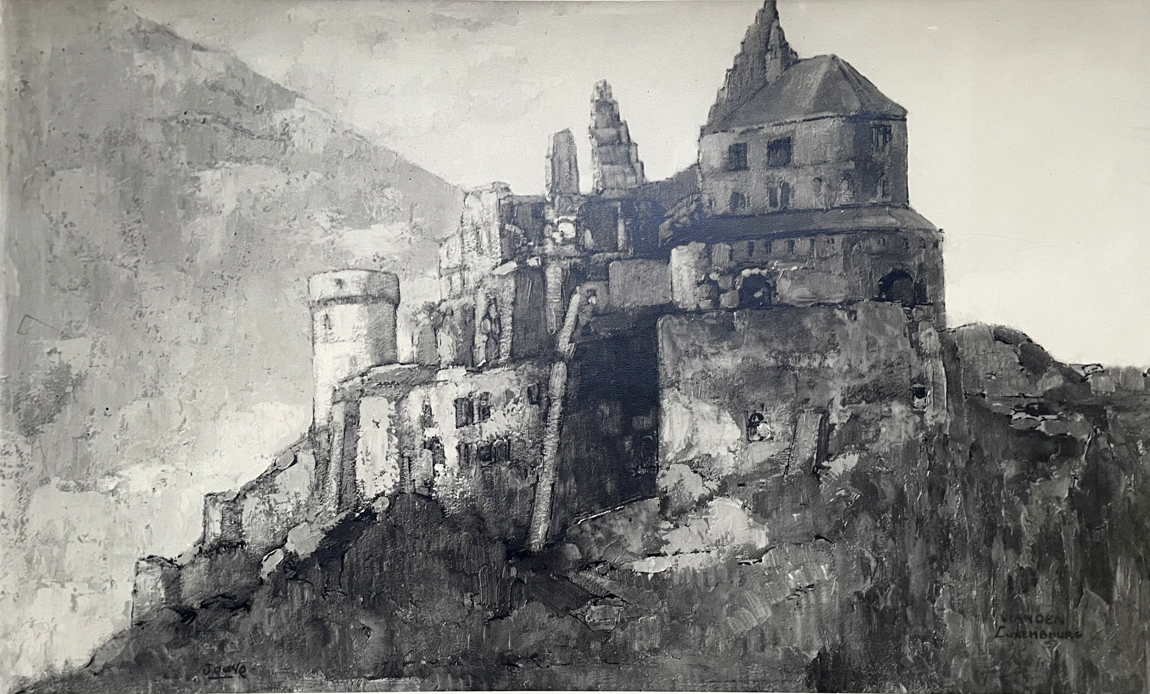 Chateau de Vianden, Luxembourg. 1936.